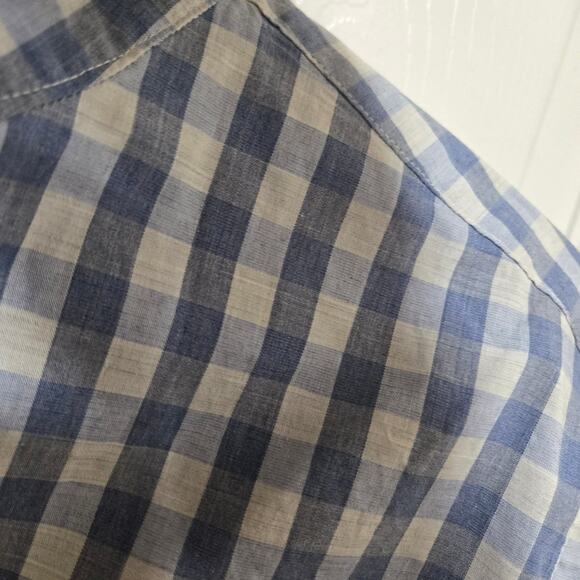 J.Crew Mercantile Flex Gingham Button-Up Shirt Small - Picture 4 of 11